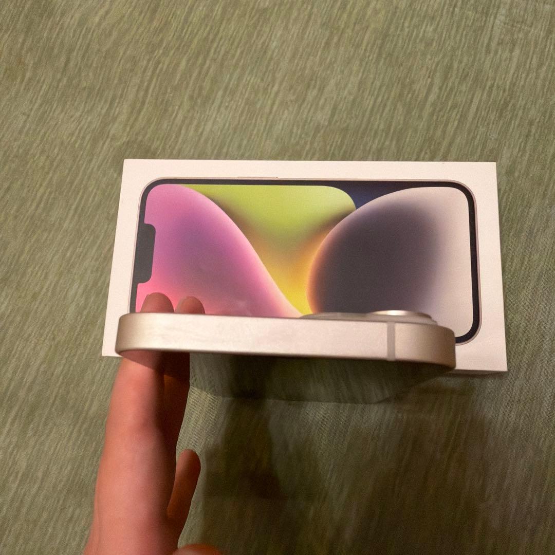 iPhone14 ホワイト SIMフリー 128GB 箱付き