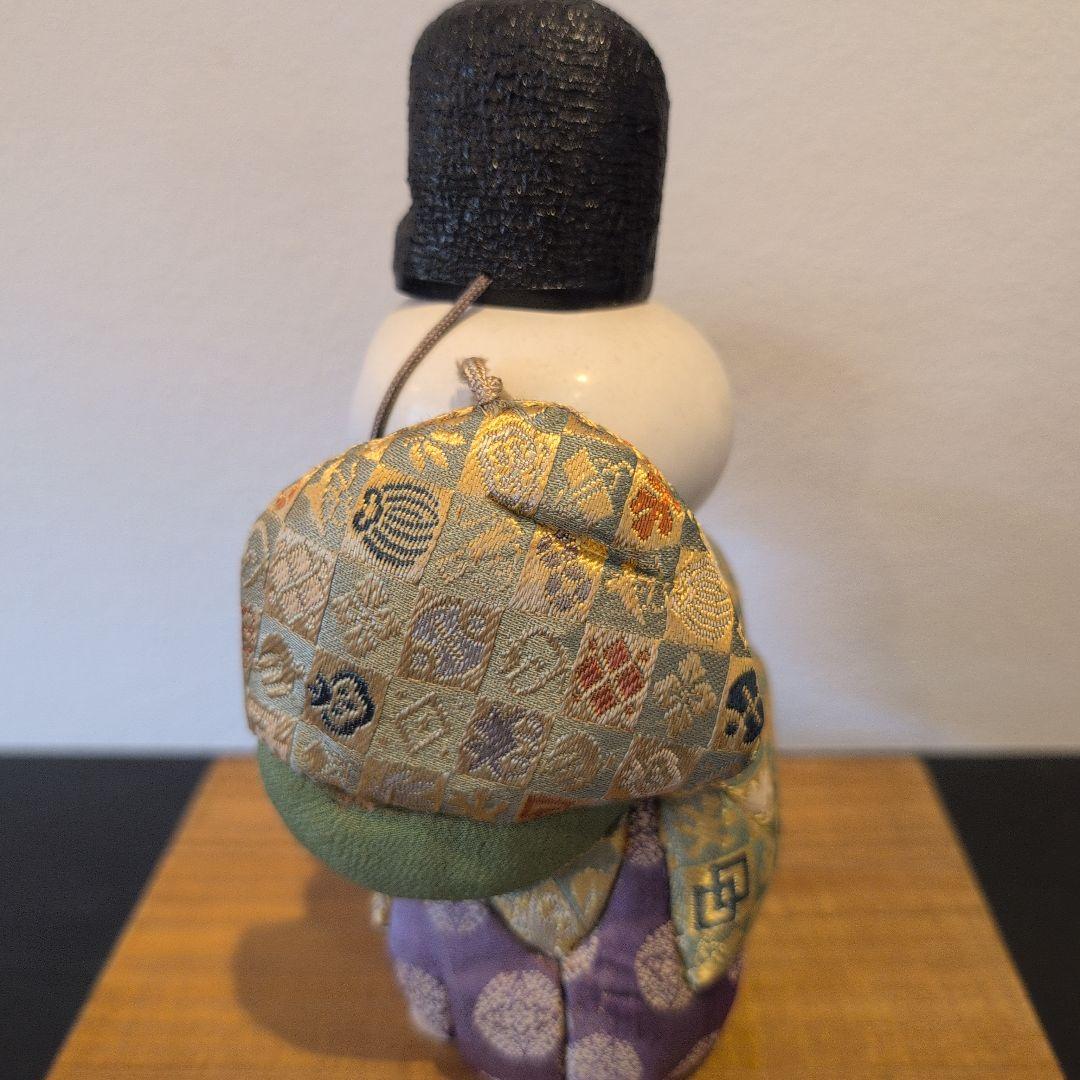 翁　木目込人形　御所人形　箱付き